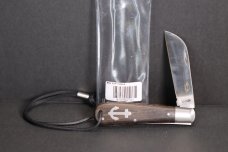 OTTER-MESSER LARGE ANCHOR SMOKED OAK FOLDING CARBON STEEL POCKET KNIFE 172ML