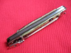 Vintage BONSA German Stag Leverlock Switchblade Knife