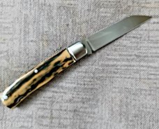Bobby Toole Mammoth Ivory Native Slipjoint..New, CPM-154 ,4 " .coa and pouch..real color in this one
