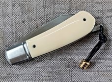 Vincenzo Balistreri Native Lever Taillock.. Hippo Ivory..fluted ..4" closed..AEB-L..coa..slip
