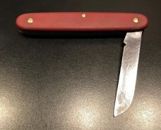 Vintage Victorinox FLORAL Gardening Single-Blade Pocket Knife