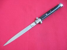 Vintage 13" Horn MOLLETTA Stiletto Switchblade Knife.