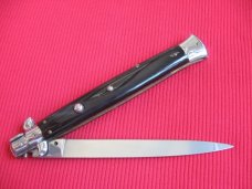 Vintage 13" Horn MOLLETTA Stiletto Switchblade Knife.