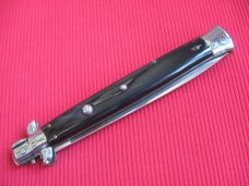 Vintage 13" Horn MOLLETTA Stiletto Switchblade Knife.