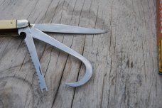 Voss Cut. Co. Robt. Klaas Germany Fish Knife 50's-60's 6 Functions Mint 5" Closed