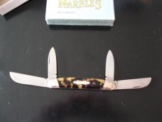 MARBLES SOLINGEN GERMANY TORTOISE PREMIUM JUMBO 4 BLADE CONGRESS KNIFE # 23-K-12