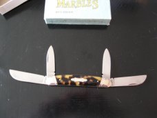 MARBLES SOLINGEN GERMANY TORTOISE PREMIUM JUMBO 4 BLADE CONGRESS KNIFE # 23-K-12