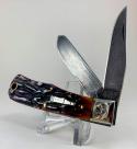 Remington Baby Bullet Damascus R1173-D 1998 Sterling Silver Bullet Shield, Scrolled Bolsters #514