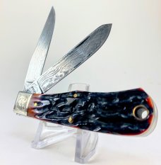 Remington Baby Bullet Damascus R1173-D 1998 Sterling Silver Bullet Shield, Scrolled Bolsters #514