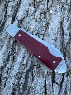 RIAAN RAS CUSTOM BULLET END JACK BURNED RED MICARTA *AMAZING*