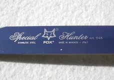 NOS FOX 12" ART. 648 ( PIG STICKER ) GENUINE STAG MANIAGO ITALY LEVER LOCK FOLDING HUNTING KNIFE 