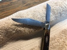 Case XX Stainless USA 1 Dot (1989) Bone 6347 HP SSP Tested XX Razor Edge Stockman Knife # 23-K-13