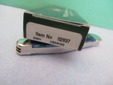 Case XX 2004 Blue Bone Seahorse Whittler Pattern # 6355WH SS