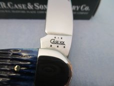 Case XX 2004 Blue Bone Seahorse Whittler Pattern # 6355WH SS