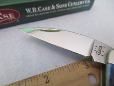 Case XX 2004 Blue Bone Seahorse Whittler Pattern # 6355WH SS