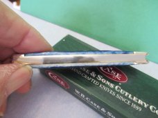 Case XX 2004 Blue Bone Seahorse Whittler Pattern # 6355WH SS