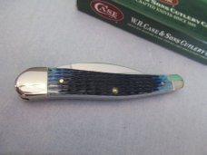 Case XX 2004 Blue Bone Seahorse Whittler Pattern # 6355WH SS