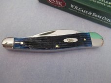 Case XX 2004 Blue Bone Seahorse Whittler Pattern # 6355WH SS