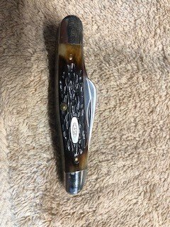 Case XX PRETTY BONE KNIFE USA 6347 HP STOCKMAN 5-DOT 1985 # 23-K-15
