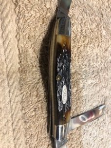 Case XX PRETTY BONE KNIFE USA 6347 HP STOCKMAN 5-DOT 1985 # 23-K-15