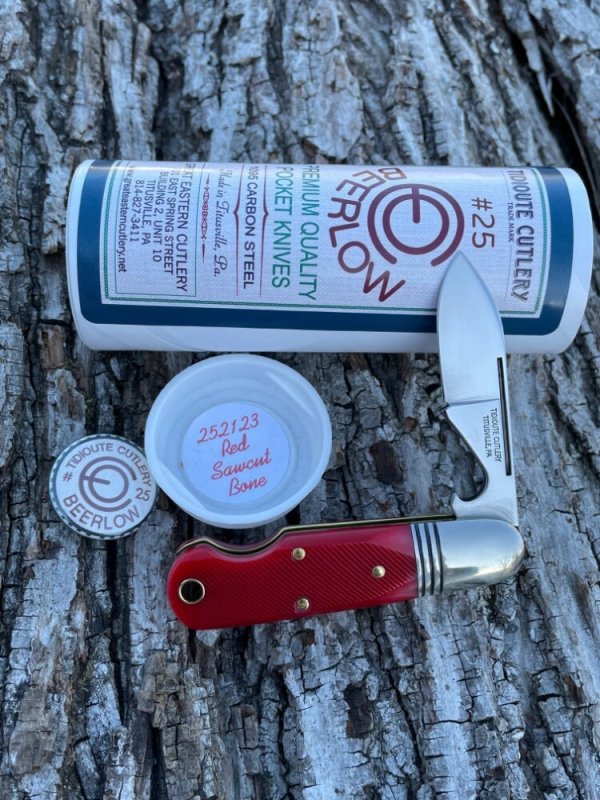 GEC TIDIOUTE 252123 BEERLOW EZ OPEN RED SAWCUT BONE