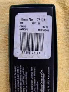 Case XX "Ducks Unlimited" Canoe Knife; Model 62131  SS