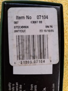 Case XX Medium Stockman; Model 63807; 2005; Ducks Unlimited