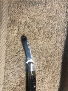 Case XX PRETTY BONE KNIFE USA 06247 HP STOCKMAN 8-DOT 1982 # 23-K-16