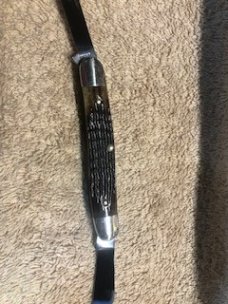 Case XX PRETTY BONE KNIFE USA 06247 HP STOCKMAN 8-DOT 1982 # 23-K-16
