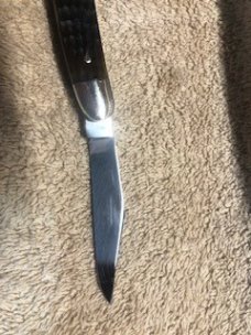 Case XX PRETTY BONE KNIFE USA 06247 HP STOCKMAN 8-DOT 1982 # 23-K-16