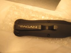DISCONTINUED BENCHMADE PAGAN OTF D2 STEEL NIB