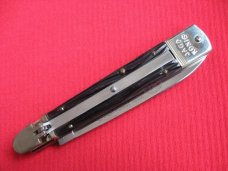 Vintage German WEIDMANNSHEIL Worm Grove Bone Leverlock Switchblade Knife