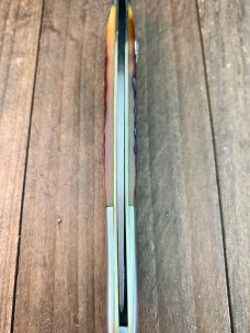 A.G. Russell Texas Toothpick Texas Ranger Commemorative European Red Deer Jigged Bone