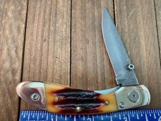Queen Ranger Design by Justin Gingrich First and Only Damascus Blade Knife Queen Made 1 of 125
