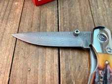Queen Ranger Design by Justin Gingrich First and Only Damascus Blade Knife Queen Made 1 of 125