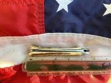J A Henckels (Friodur) 1 Blade Push Lock Large Hunter w/ Outstanding Stag Handles -MDL# 2104 -NOS