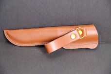  Marttiini Skinner. 9" overall. 4 1/4" stainless blade. Stained birch handles. 167012C