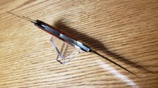 Great Eastern Cutlery Bloodwood Splitback Whittler 380321 New Mint W/Tube & Wax Paper 3 7/8" closed.