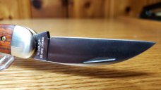 Great Eastern Cutlery Bloodwood Splitback Whittler 380321 New Mint W/Tube & Wax Paper 3 7/8" closed.
