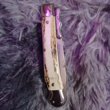CRAZY GOOD PRICE  Italian 7 1/4" 18cm Swing Guard "Medici" w/ Stag & Dagger Blade