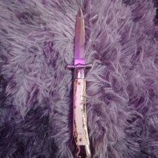 CRAZY GOOD PRICE  Italian 7 1/4" 18cm Swing Guard "Medici" w/ Stag & Dagger Blade