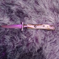 CRAZY GOOD PRICE  Italian 7 1/4" 18cm Swing Guard "Medici" w/ Stag & Dagger Blade