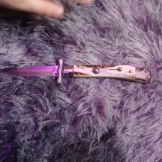CRAZY GOOD PRICE  Italian 7 1/4" 18cm Swing Guard "Medici" w/ Stag & Dagger Blade