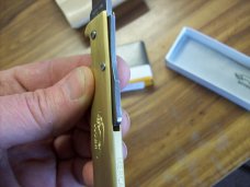 Otter Mercator Solingen Germany Handmade Solid Brass W/Clip UNUSED NIB