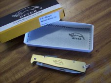 Otter Mercator Solingen Germany Handmade Solid Brass W/Clip UNUSED NIB