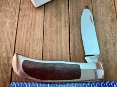 Paragon Inter Frame Lockback Cocobolo and Stainless Steel Seki Japan Made 