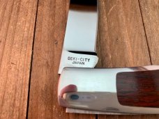 Paragon Inter Frame Lockback Cocobolo and Stainless Steel Seki Japan Made 