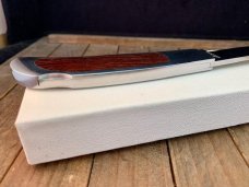 Paragon Inter Frame Lockback Cocobolo and Stainless Steel Seki Japan Made 