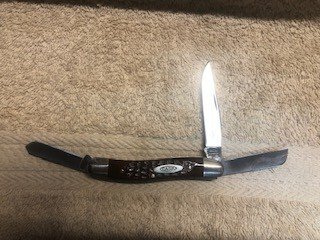 Case XX 6318 HP SSP TESTED RAZOR EDGE STOCKMAN 8-DOT 1972 KNIFE # 23-K-18