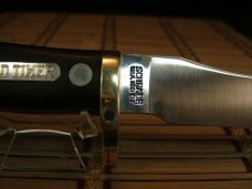 SCHRADE OLD TIMER 160 OT USA MADE NICE OLDER HIGH CARBON STEEL FIXED BLADE HUNTING KNIFE & SHEATH